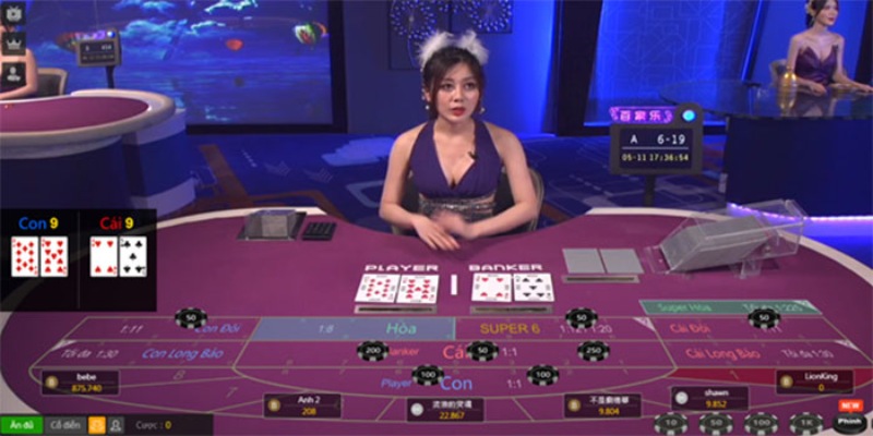 Quy tắc rút bài trong Baccarat KUBET